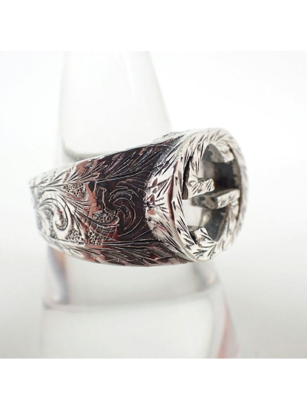 Gucci 925 Interlocking Arabesque Ring - Picture 2 of 9